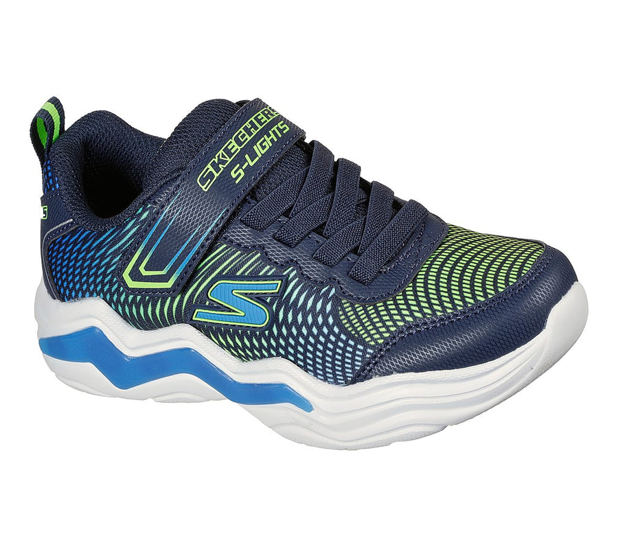 Skechers Kids S Lights Erupters Boys Shoes - Blue