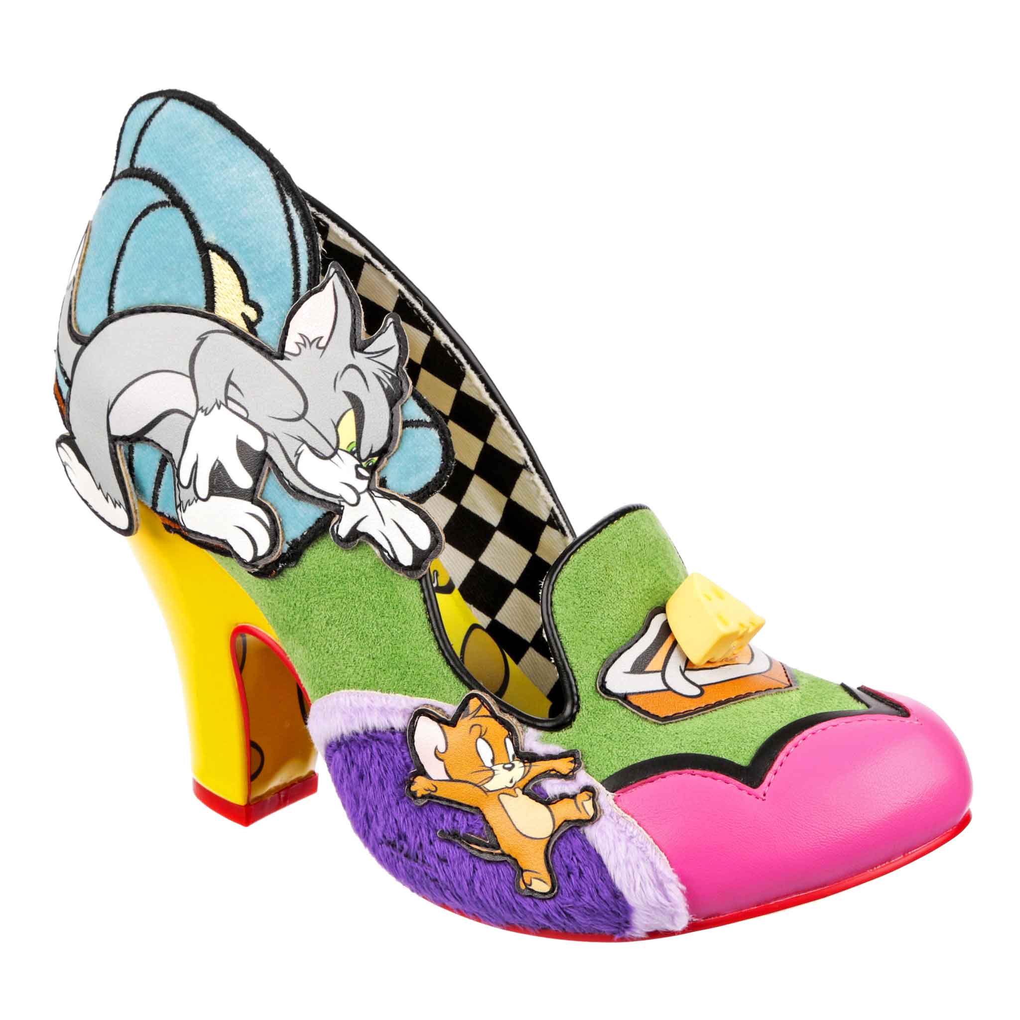 Irregular Choice Womens Tom & Jerry Tempting Trap High Heel