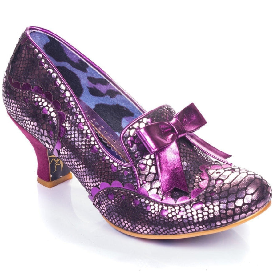 Irregular Choice Womens Here And Present High Heel - Pink