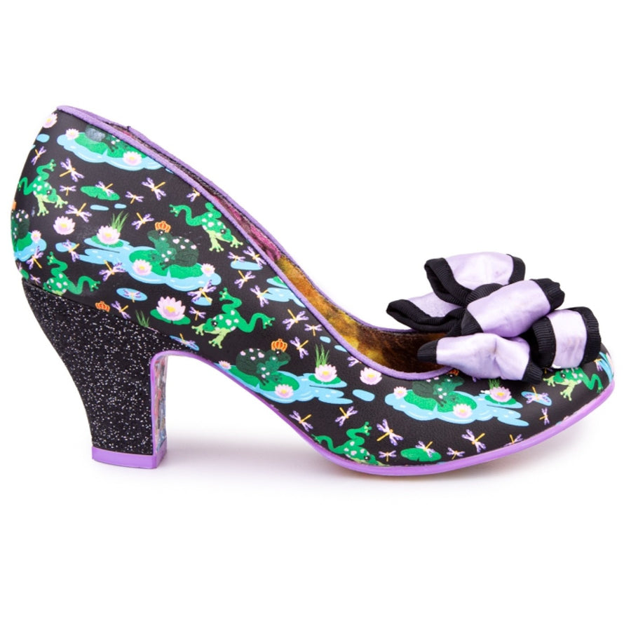 Irregular Choice Womens Lady Ban Joe Mid Heels - Black