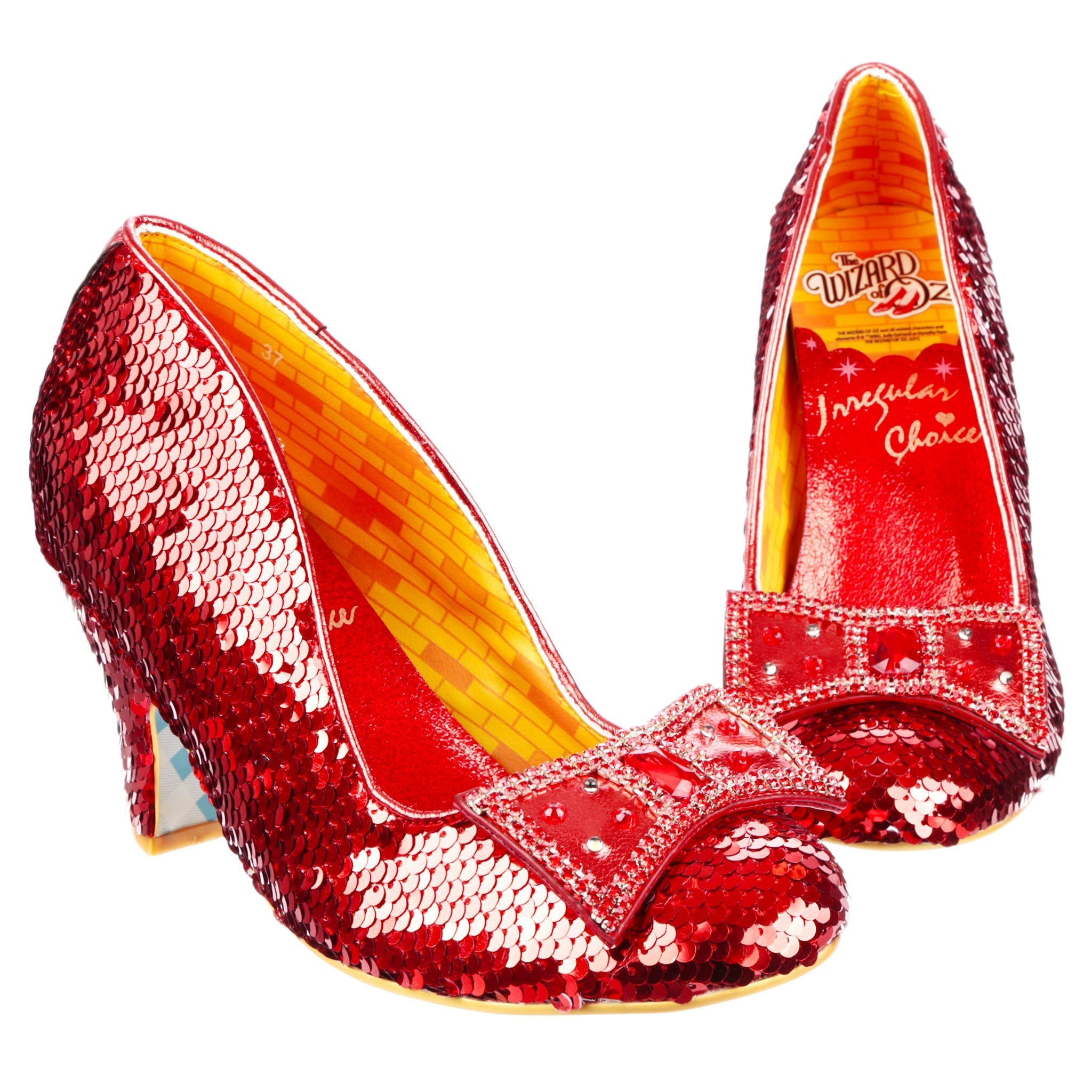 Irregular Choice Womens Wizard of Oz Think of Home Again High Heel - Red
