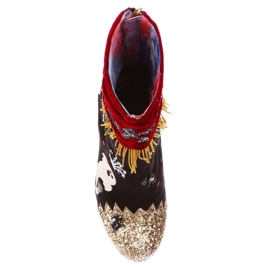 Irregular Choice Womens Who's There? High Heel Shoes - Black