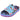 Irregular Choice Womens Hippo Hop Slides - Pink / Blue