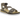 Rieker Womens Fashion Sandals - Brown / Leopard