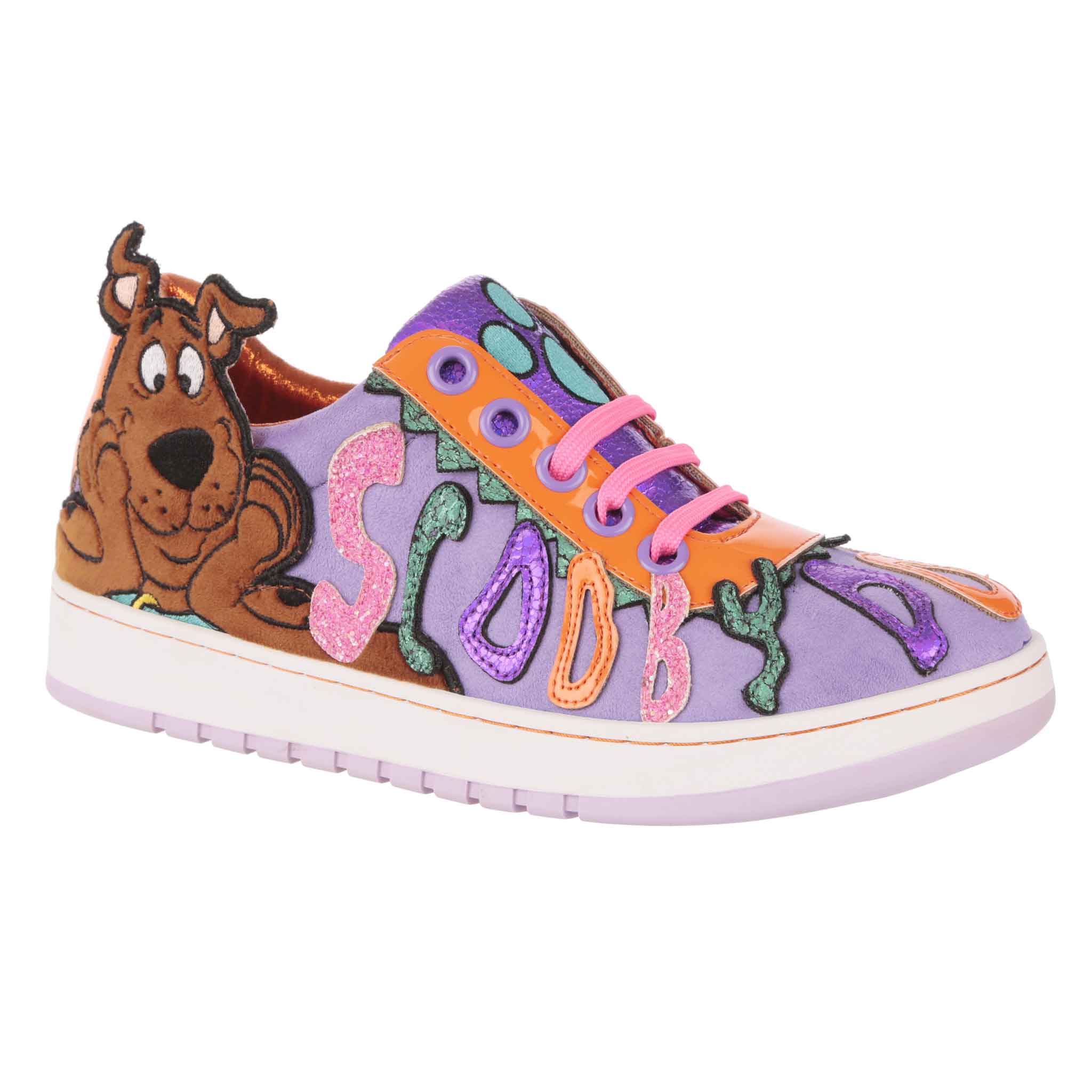 Irregular Choice Womens Scooby Doo Scooby Dooby Doo Trainers - Orange / Brown