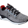 Skechers Mens Solar Fuse Trainers - Grey / Red