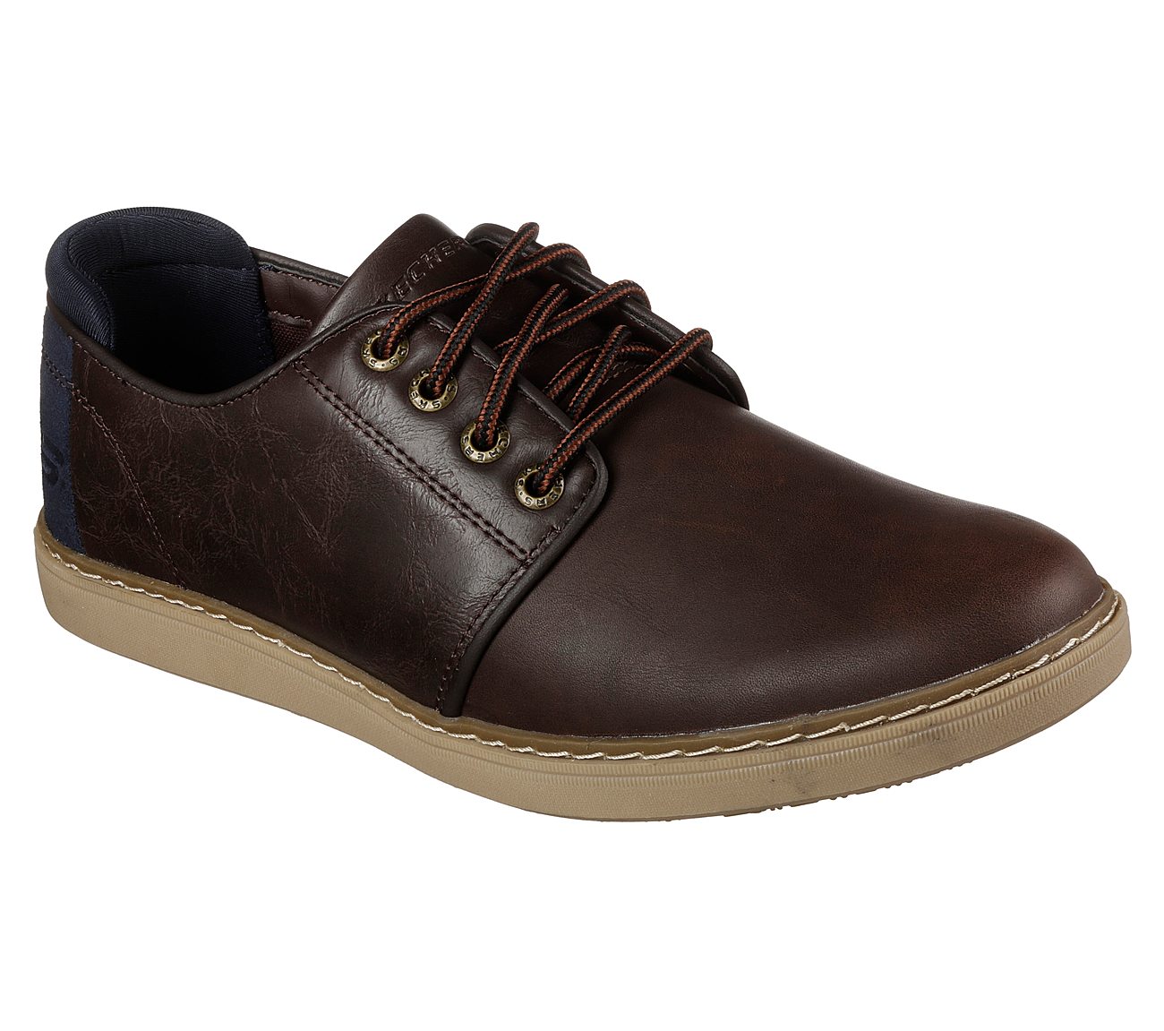 Skechers Mens Lanson Vernes Shoes - Brown