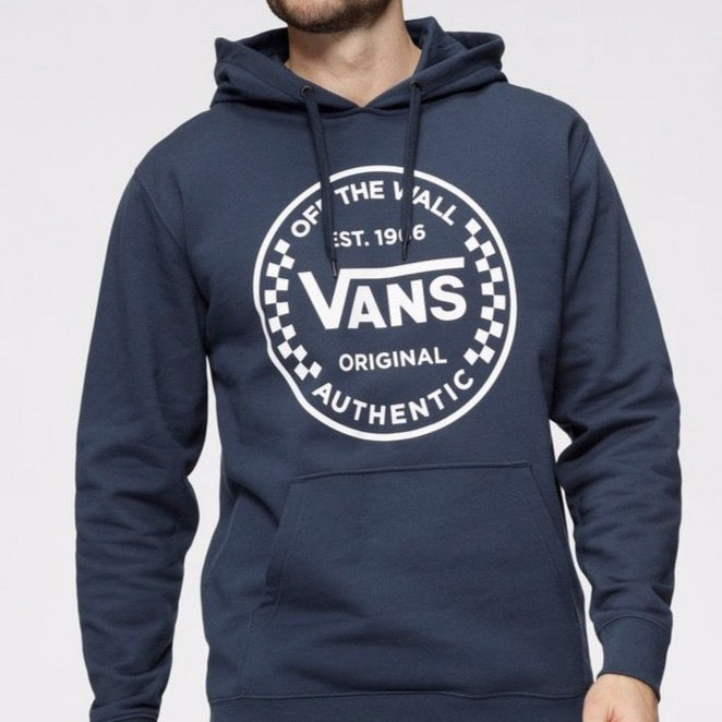 VANS Mens Checkerboard Hoodie - Navy