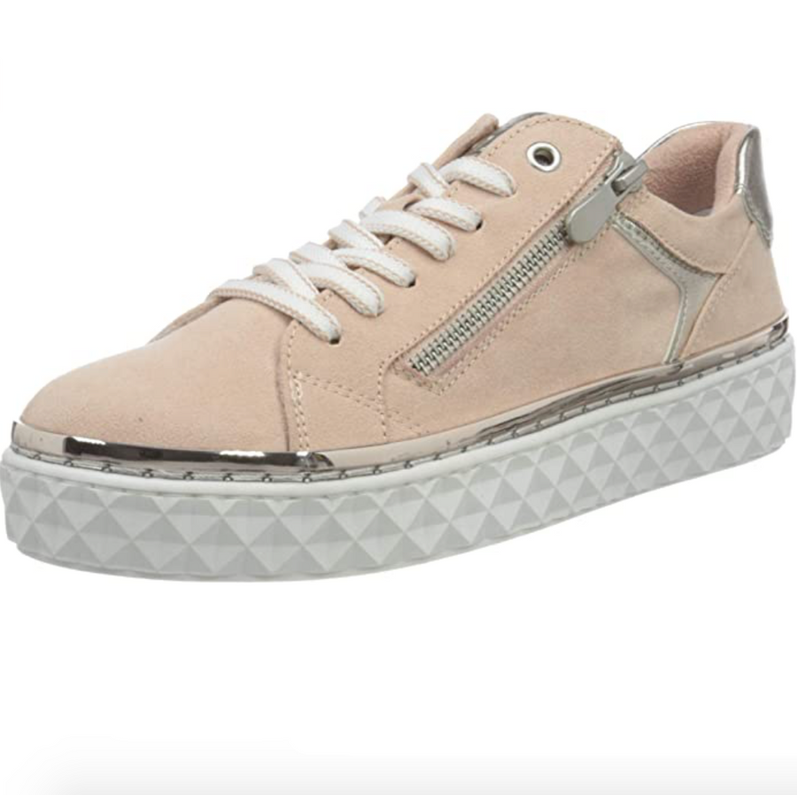Marco Tozzi Womens Fashion Trainer - Rose Comb