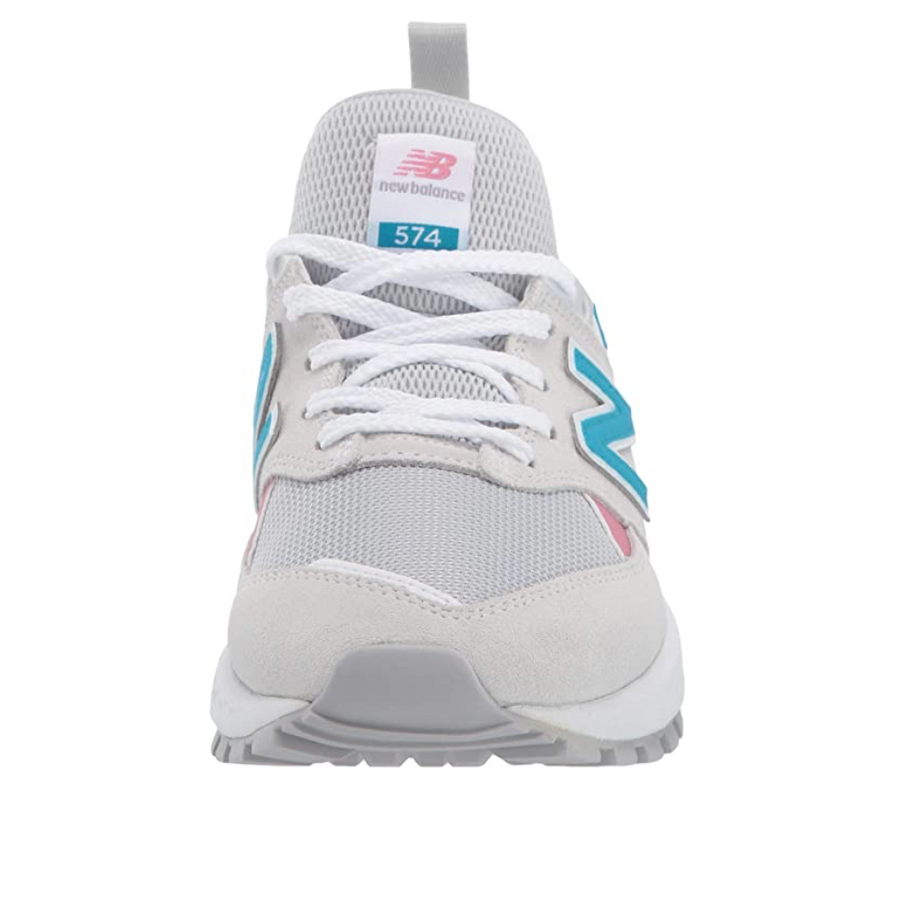 New Balance - Women's 574v2 Trainers - White / Pink / Blue