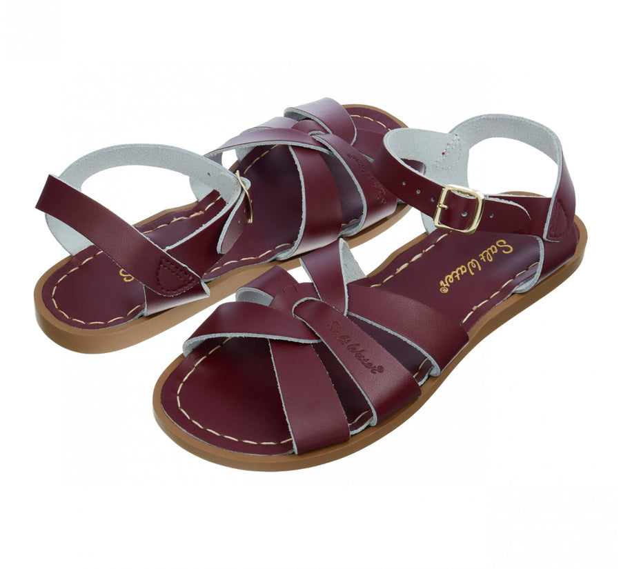Salt Water Sandals Womens Original Sandal - Claret
