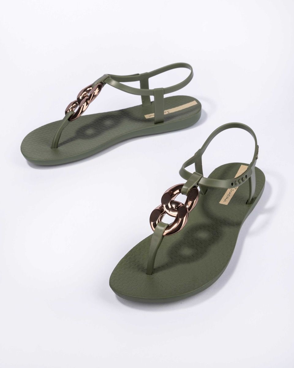 Ipanema Womens Connect Sandals - Forest