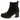 UGG Womens Heeled Leather Hazel Boot - Black