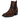 Carmela Womens Leather Leopard Print Boots - Tan / Black