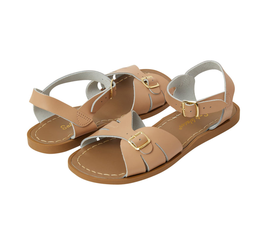 Salt Water Sandals Womens Classic Sandals Latte The Foot Factory