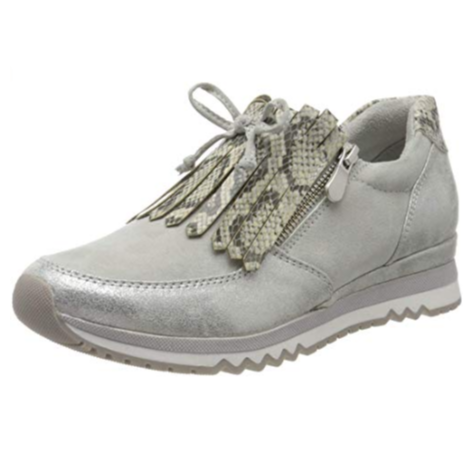 Marco Tozzi Womens Fashion Trainers - Grey Comb