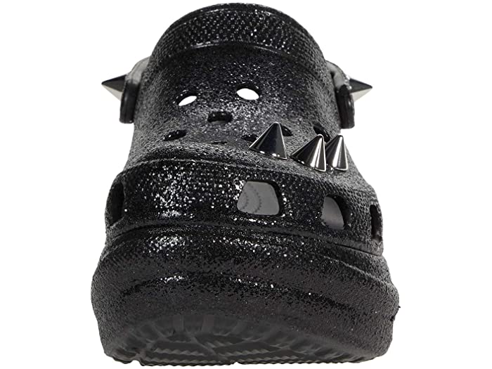 Crocs Unisex Classic Bae Studded Glitter Clog - Black