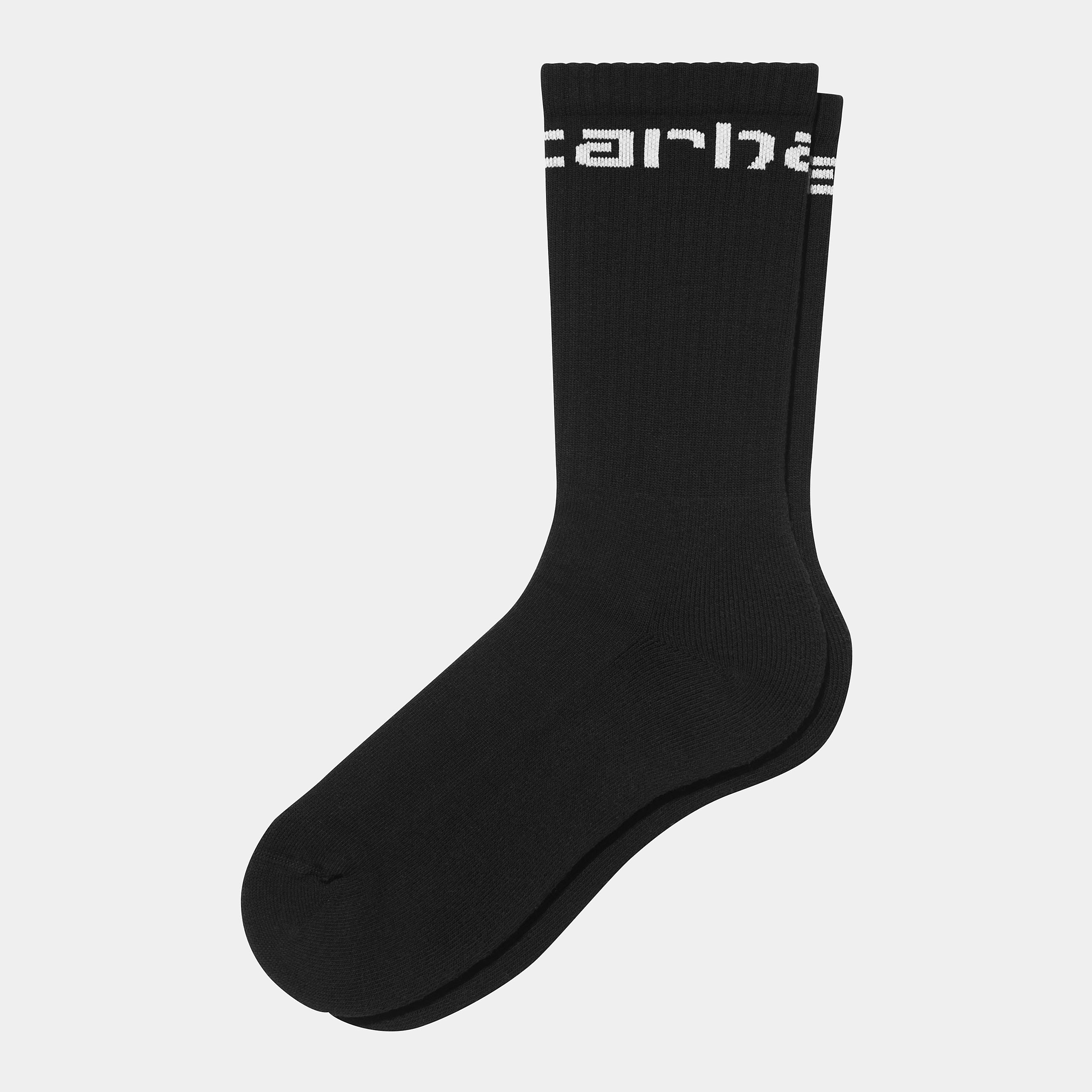 Carhartt Mens Carhartt Socks - Black / White - The Foot Factory