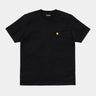 Carhartt Mens Chase Short Sleeve T-Shirt - Black / Gold
