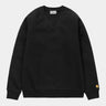 Carhartt Mens Chase Sweat Top - Black / Gold