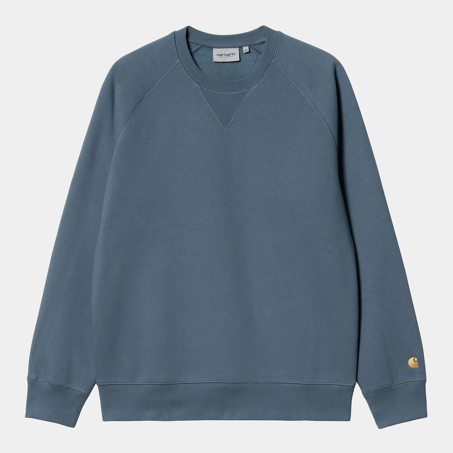 Carhartt Mens Chase Sweat Top - Storm Blue