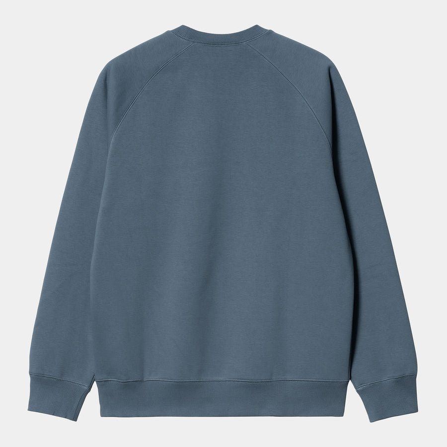 Carhartt Mens Chase Sweat Top - Storm Blue