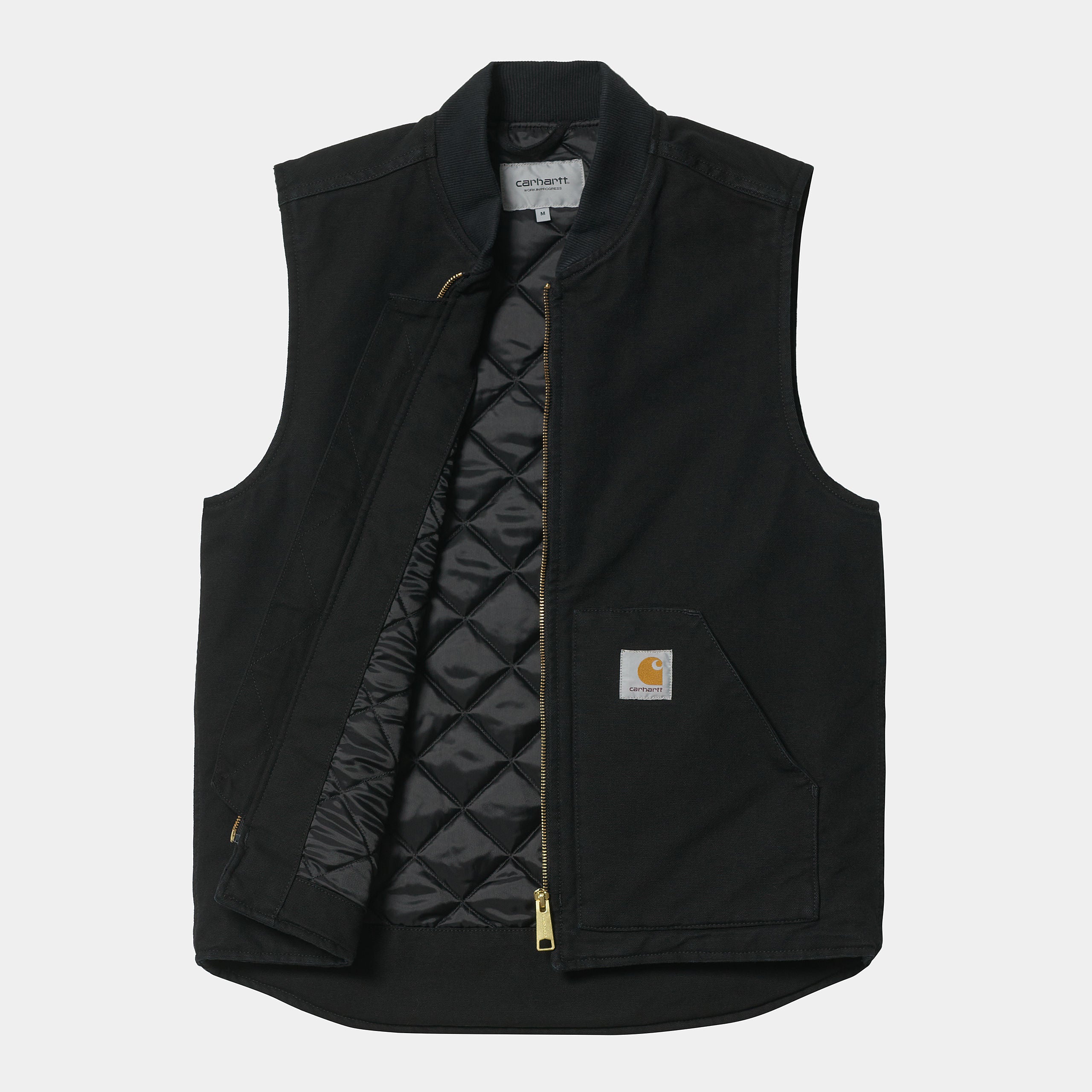 Carhartt Men's Classic Vest Durable Black Workwear - Main Image