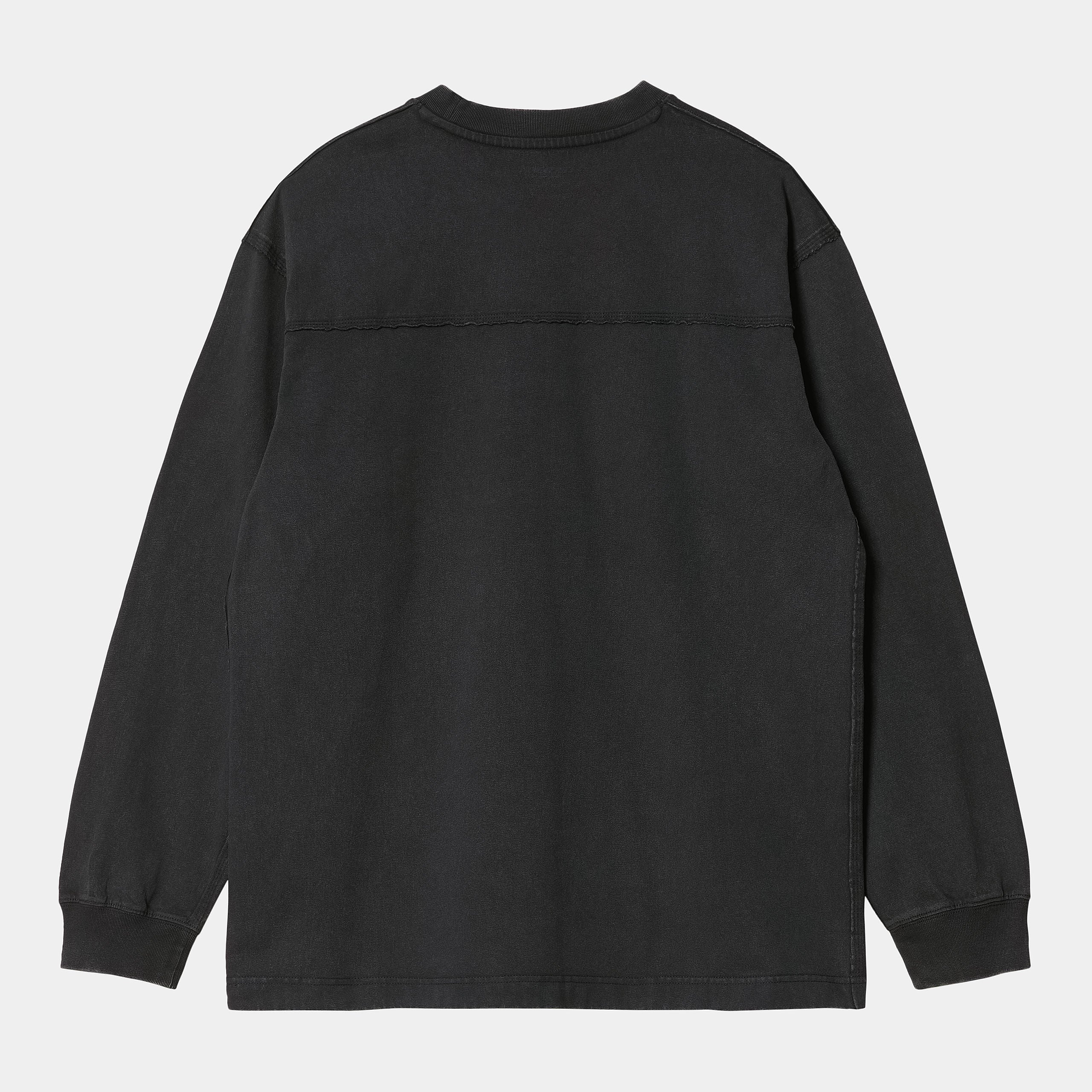 Carhartt Mens Long Sleeve Marfa T-Shirt - Black Moon Wash - The Foot Factory