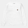 Carhartt Mens Long Sleeve Pocket T-Shirt - White