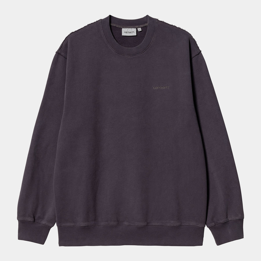 Carhartt Mens Marfa Sweat Top - Artichoke Moon Wash