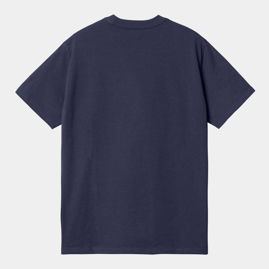 Carhartt Mens Script Short Sleeve T-Shirt - Enzian - The Foot Factory