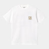 Carhartt Mens Short Sleeve Medley State Organic Cotton T-Shirt - White