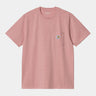 Carhartt Mens Short Sleeve Pocket T-Shirt - Rothko Pink