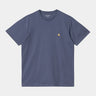 Carhartt Mens Chase Short Sleeve T-Shirt - Cold Viola / Gold