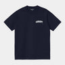 Carhartt Mens Short Sleeve University Script T-Shirt - Navy