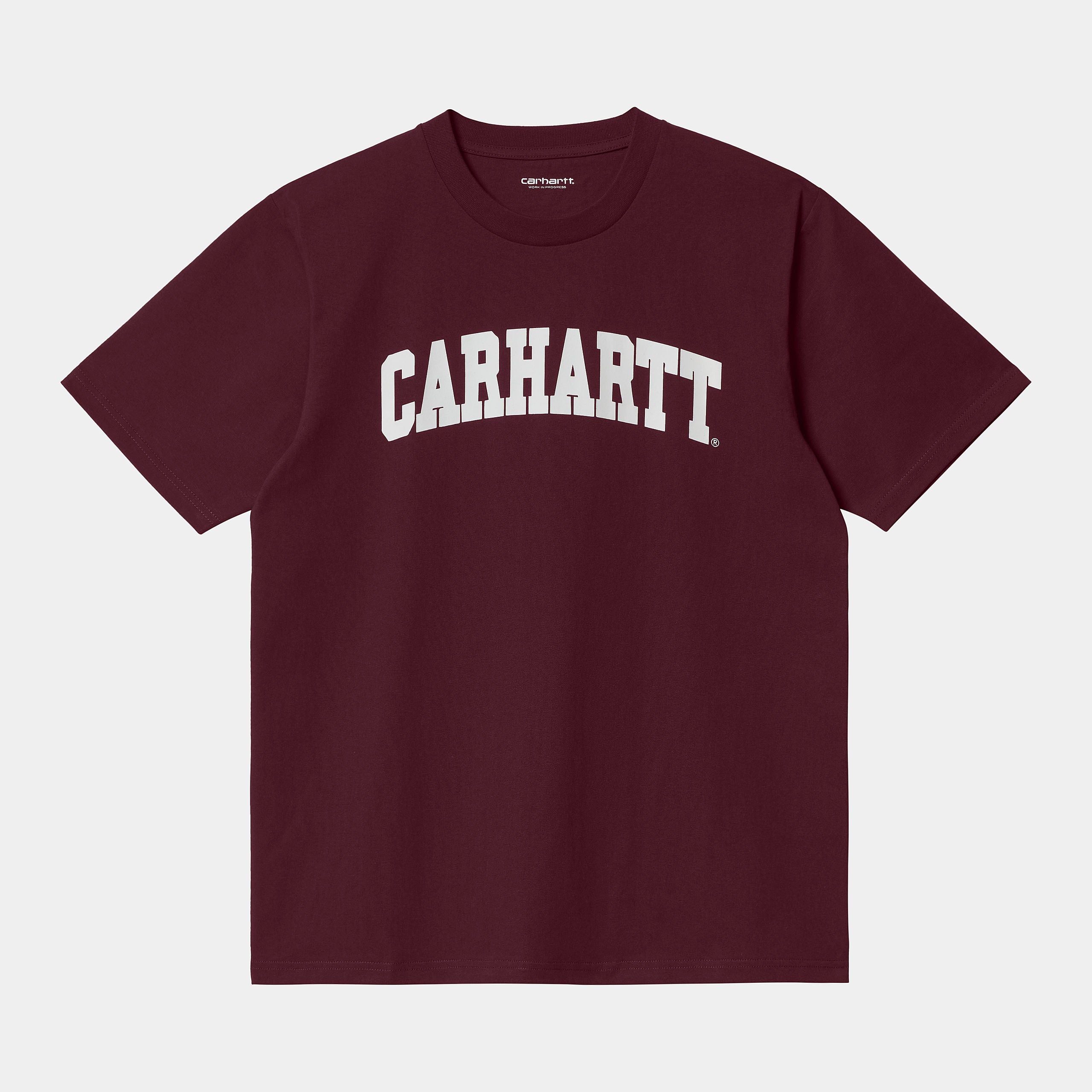 Carhartt Mens Short Sleeve University T-Shirt - Wine