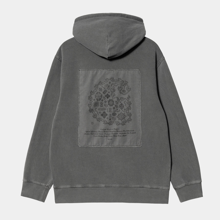Carhartt Mens Verse Patch Sweat Hoodie - Vulcan Dyed - The Foot Factory
