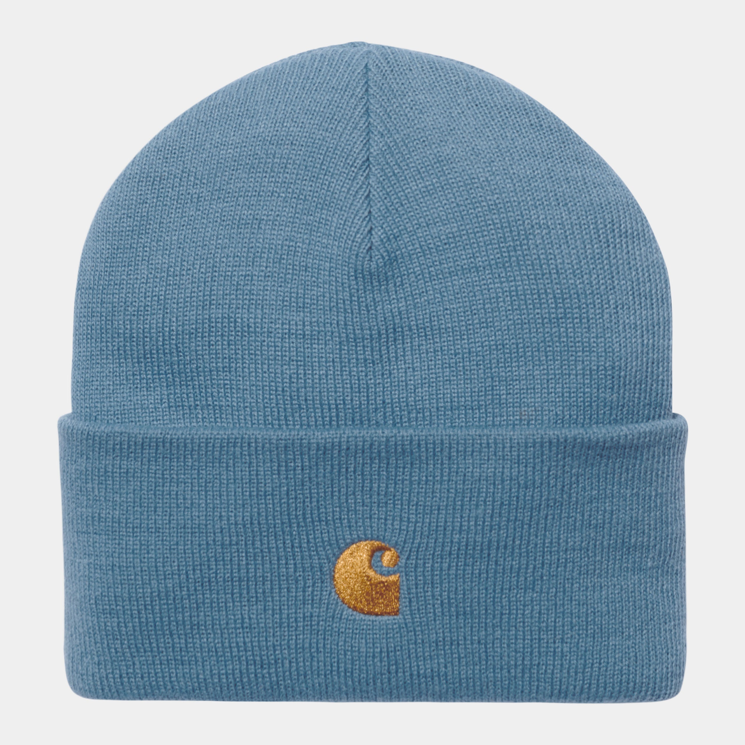 Carhartt Unisex Chase Beanie - Icy Water / Gold