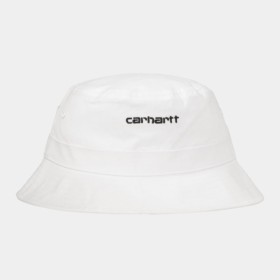 Carhartt Unisex Script Bucket Hat - White