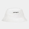 Carhartt Unisex Script Bucket Hat - White