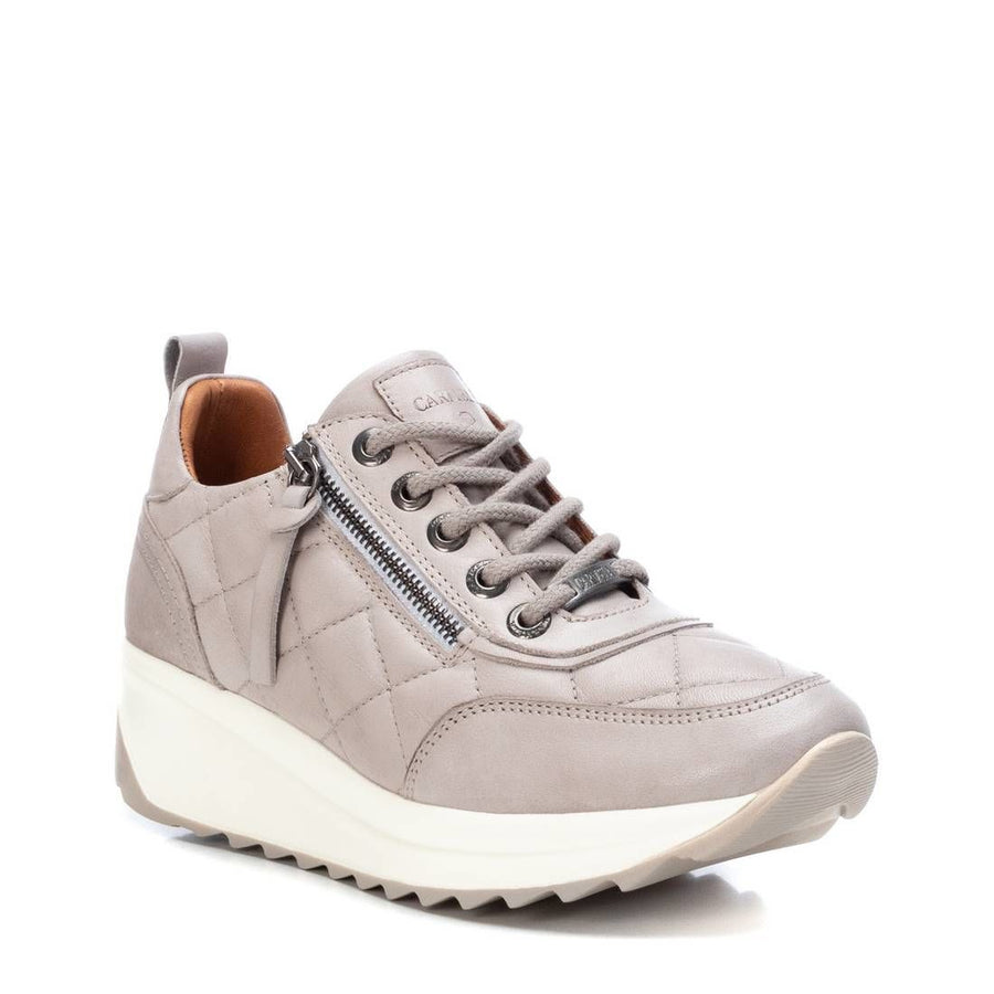 Carmela Womens Leather Fashion Trainers - Ice