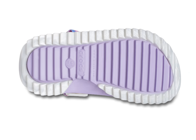 Crocs Unisex Classic Hiker Dream Clog - White / Lavender