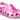 Crocs Unisex Classic Marbled Clogs - Candy Pink