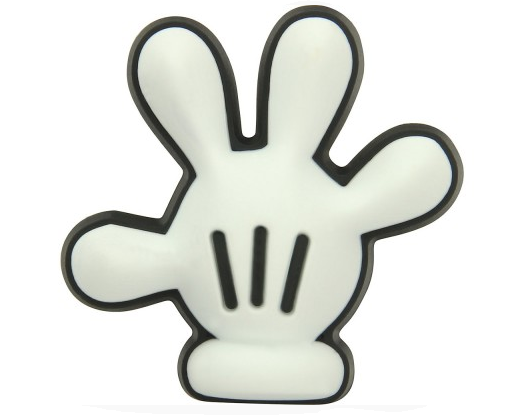 Crocs Jibbitz Disney Icons Mickey Mouse Hand Charm