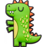 Crocs Jibbitz Green Dino Charm