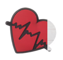 Crocs Jibbitz Medical Heart Rate Charm