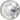Crocs Jibbitz Sparkly Silver Charm