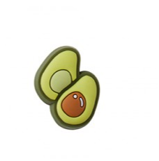 Crocs Jibbitz Split Avocado Charm