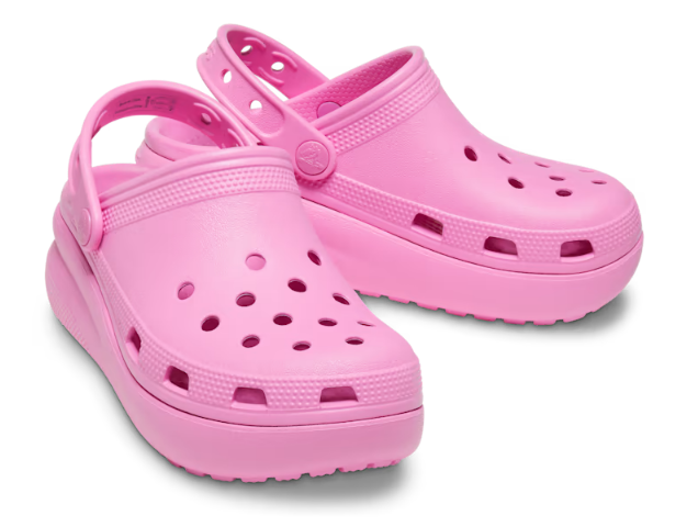 Crocs Kids Classic Cutie Platform Clog - Taffy Pink - The Foot Factory