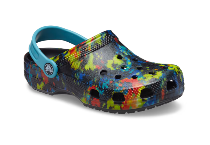 Crocs Kids Classic Tie Dye Clog Turq Tonic Multi The Foot